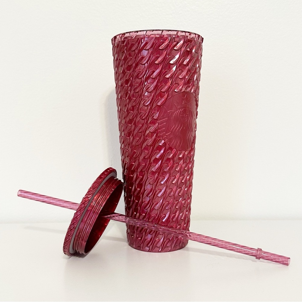 Starbucks NWT Holiday Merlot Jeweled Venti Travel Tumbler